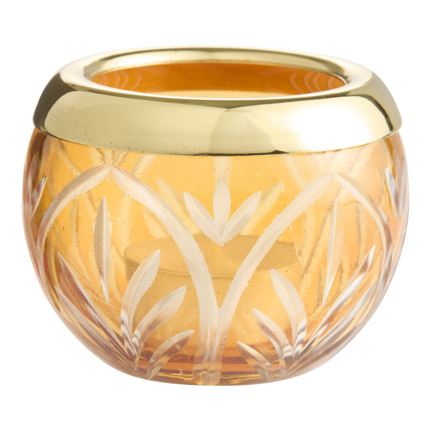 Cut Glass Crystal Tealight Candle Holder | World Market