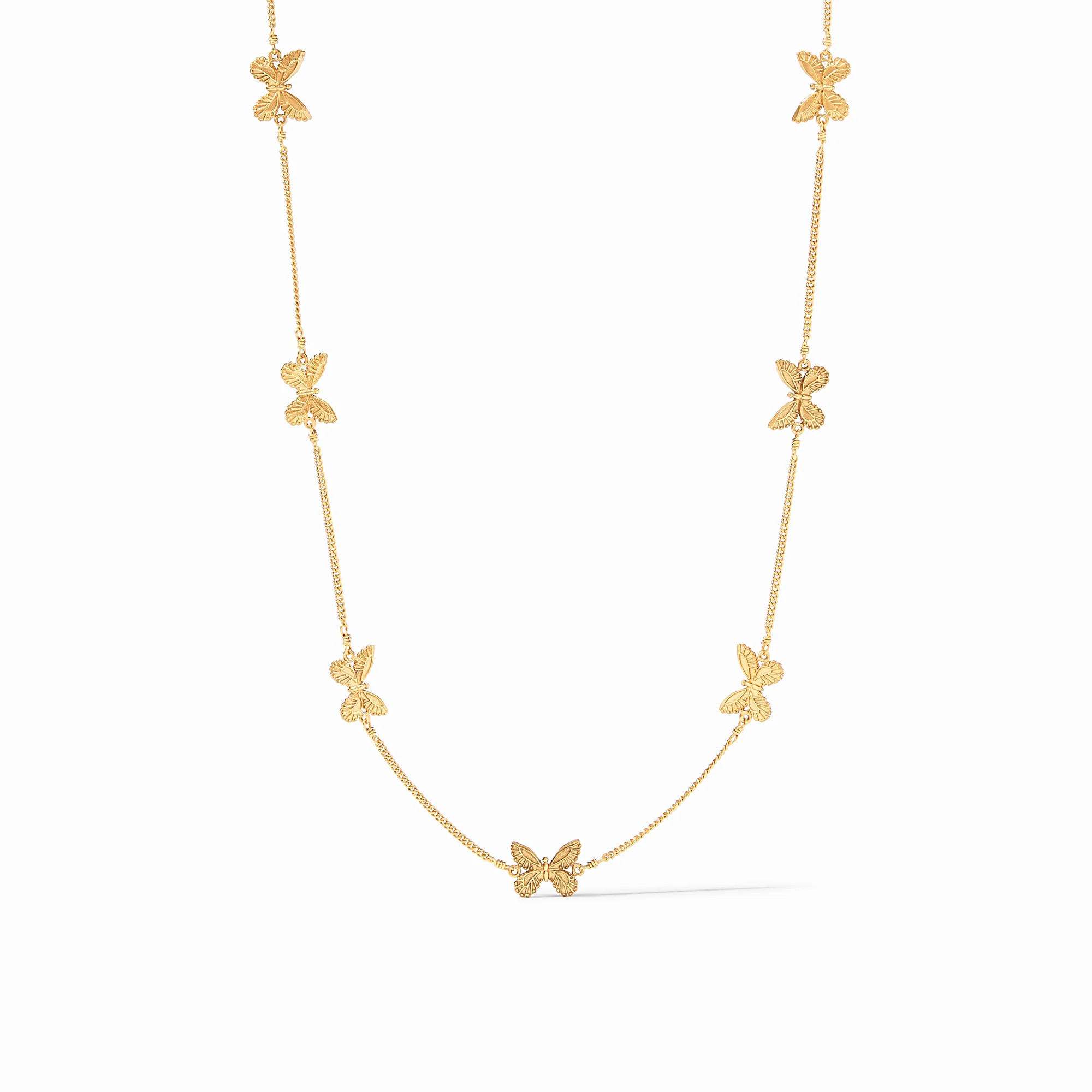 Butterfly Gold Station Necklace | Julie Vos | Julie Vos