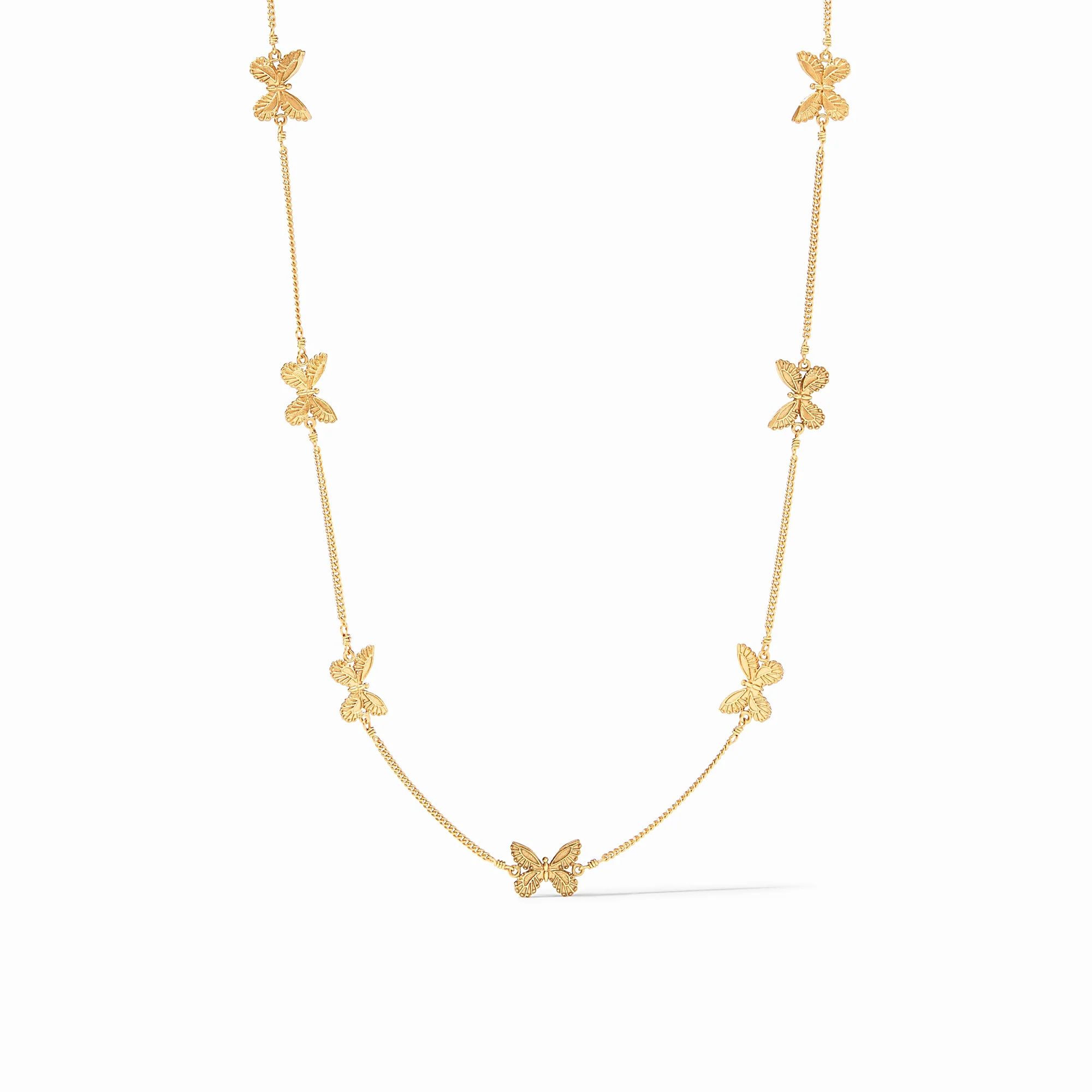 Butterfly Gold Station Necklace | Julie Vos | Julie Vos