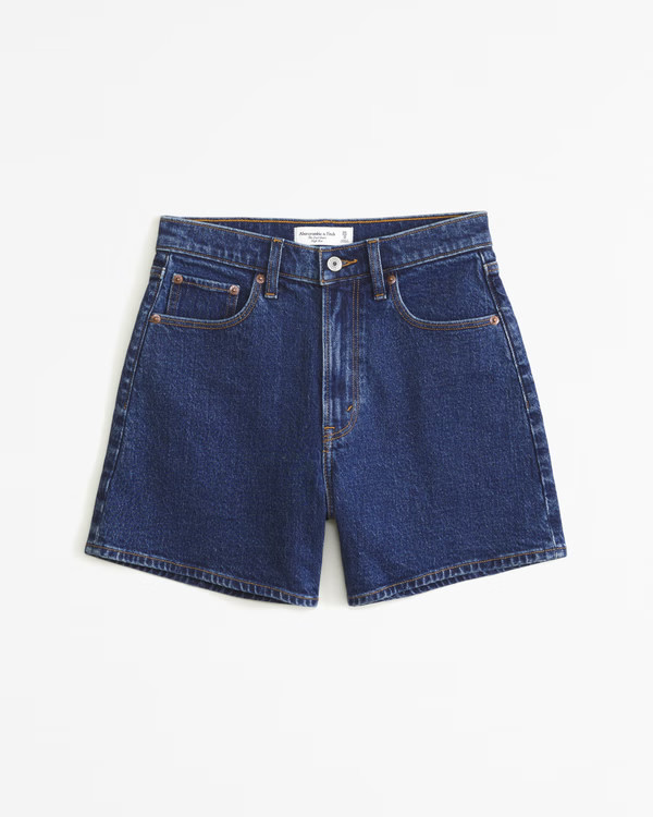 Women's High Rise Dad Short | Women's Bottoms | Abercrombie.com | Abercrombie & Fitch (US)