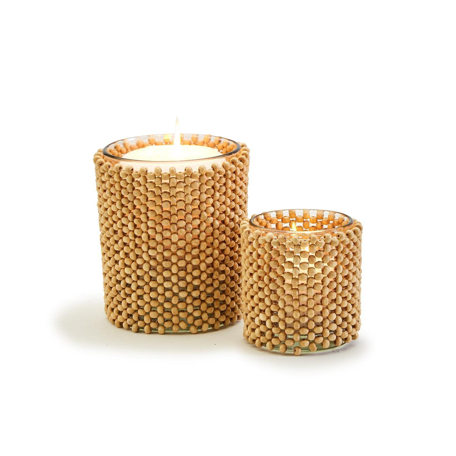 Two's Company Set of 2 Beaded Tealight Candleholders Incl 2 Sizes | Amazon (US)