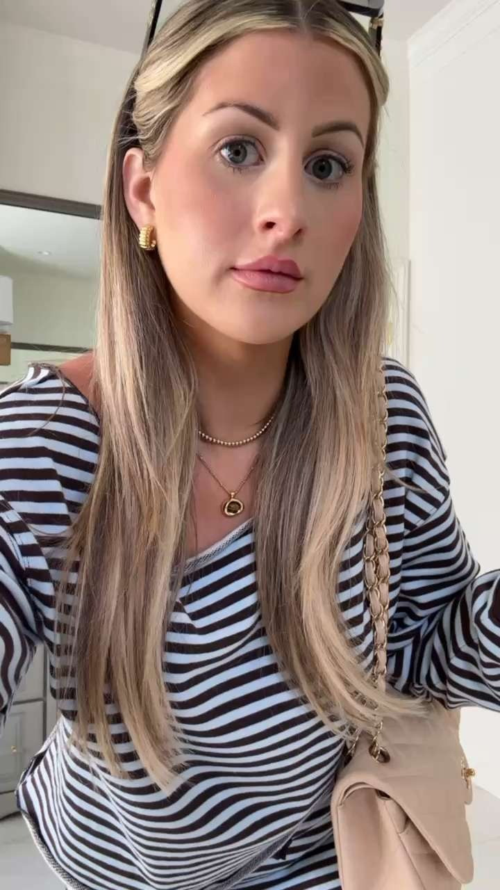 This matching lounge set from Target is adorable! Loving this color combo 🩵🤎



Striped set, sweat set, casual comfort, spring outfits 2026, summer, on the go, running errands, sidneymarieduke 

 #LTKootd #LTKSeasonal