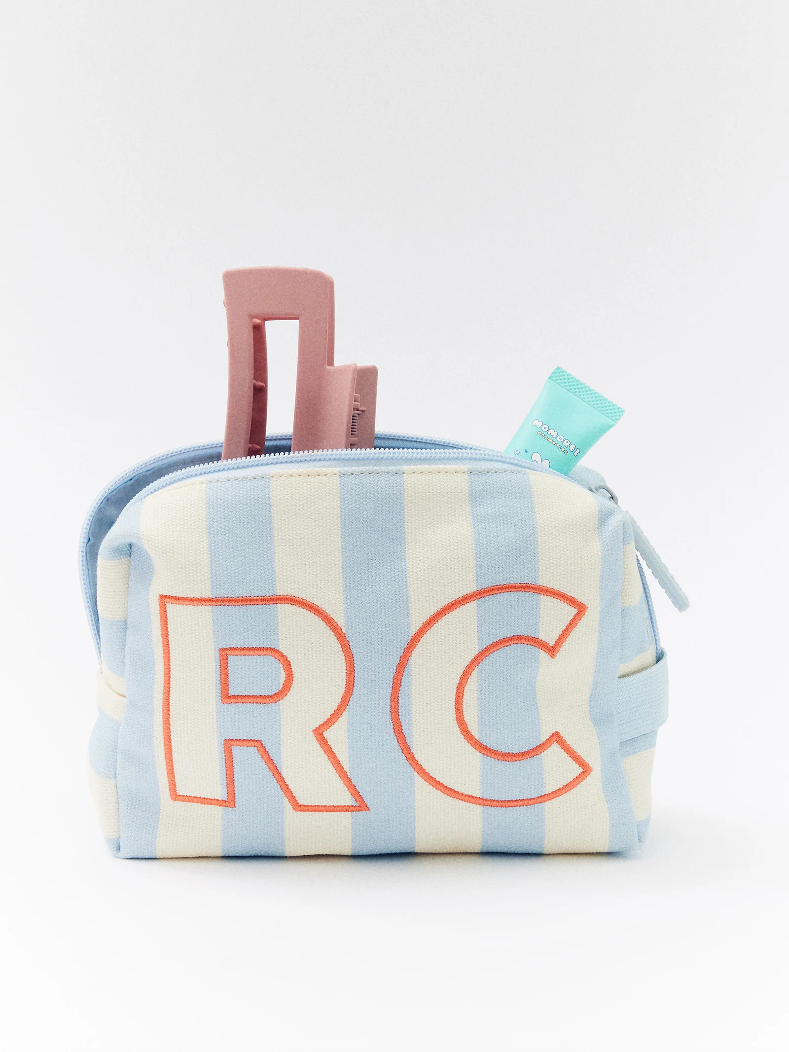 Striped Take It Away Custom Storage Pouch - Custom Coast | BaubleBar