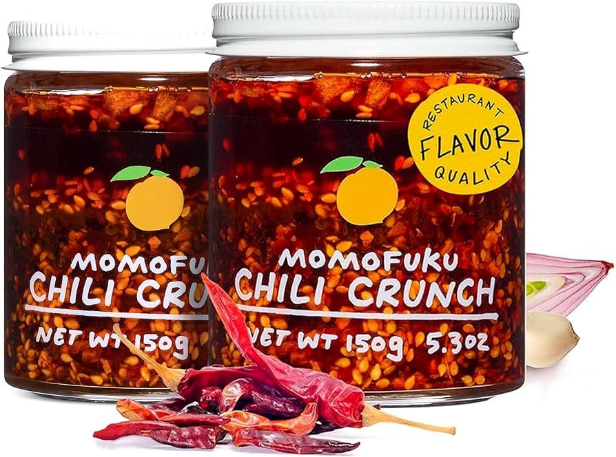 Momofuku Chili Crunch by David Chang, (5.3 Ounces), Chili Oil with Crunchy Garlic and Shallots, S... | Amazon (US)