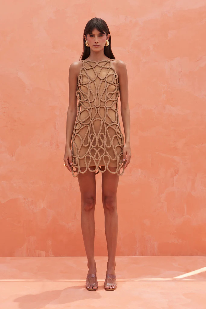 JEMIMA DRESS - CHAMPAGNE | Cult Gaia - US