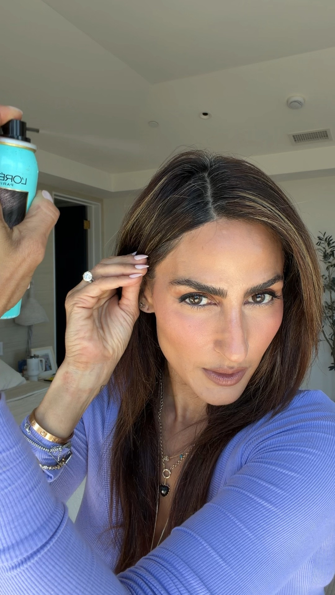 #ad My little “I’ll deal with my roots later” hack 😜Using shade dark brown in the @lorealparis Magic Root Cover Up & here’s my fool proof way of using it #targetpartner #LorealParisPartner #LorealParisHairColor @Target

#LTKgrwm #LTKmomlife #LTKOver40