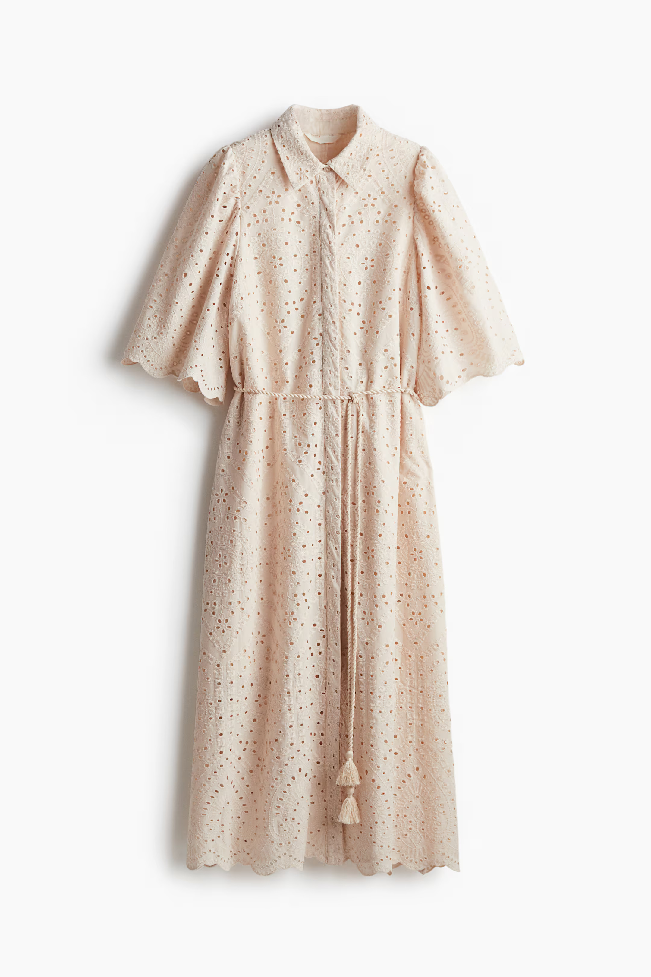 Eyelet Embroidered Shirt Dress | H&M (US + CA)