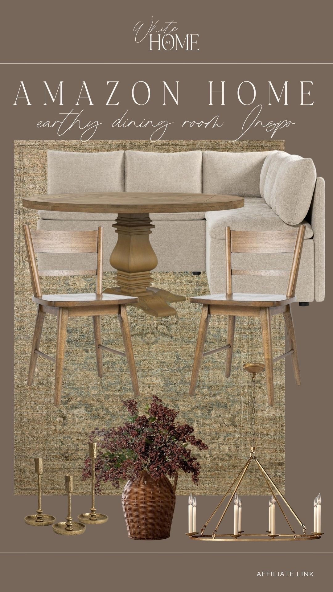 Functional, beautiful, and elevated! This Amazon dining room inspiration is perfect for those smaller kitchenettes or spaces that you want to feel cozy and not formal.

#LTKHome