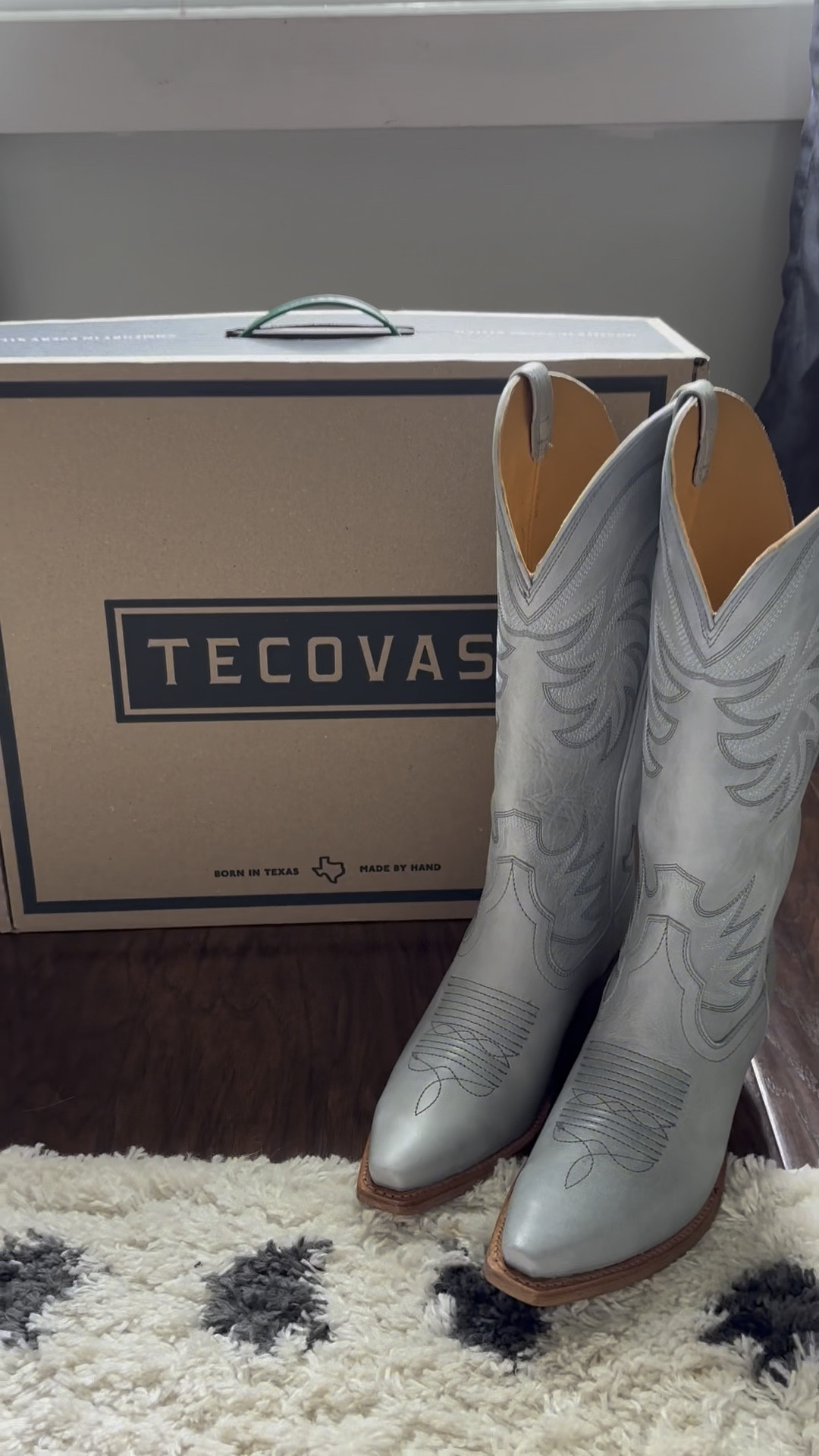 Slate blue Tecovas 🫶🏼 literally the color of everything in my house hahaha was so excited to get the text that these were back in stock and immediately had to add them to my cart ☺️

#LTKFestival #LTKStyleTip #LTKShoeCrush