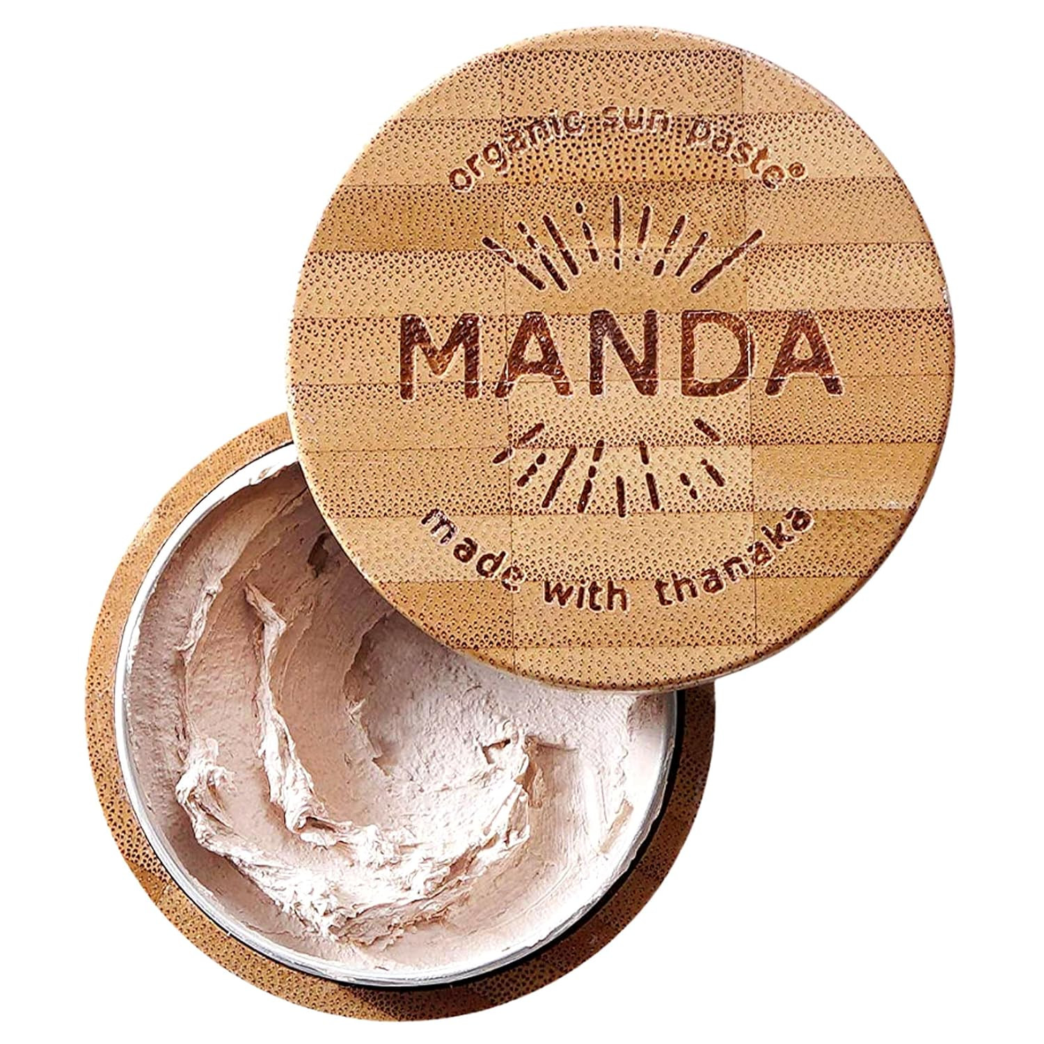 MANDA Organic Sun Paste - Natural, Reef & Ocean Safe - SPF 50 Sunscreen - Thanaka & Organic Ingre... | Amazon (US)