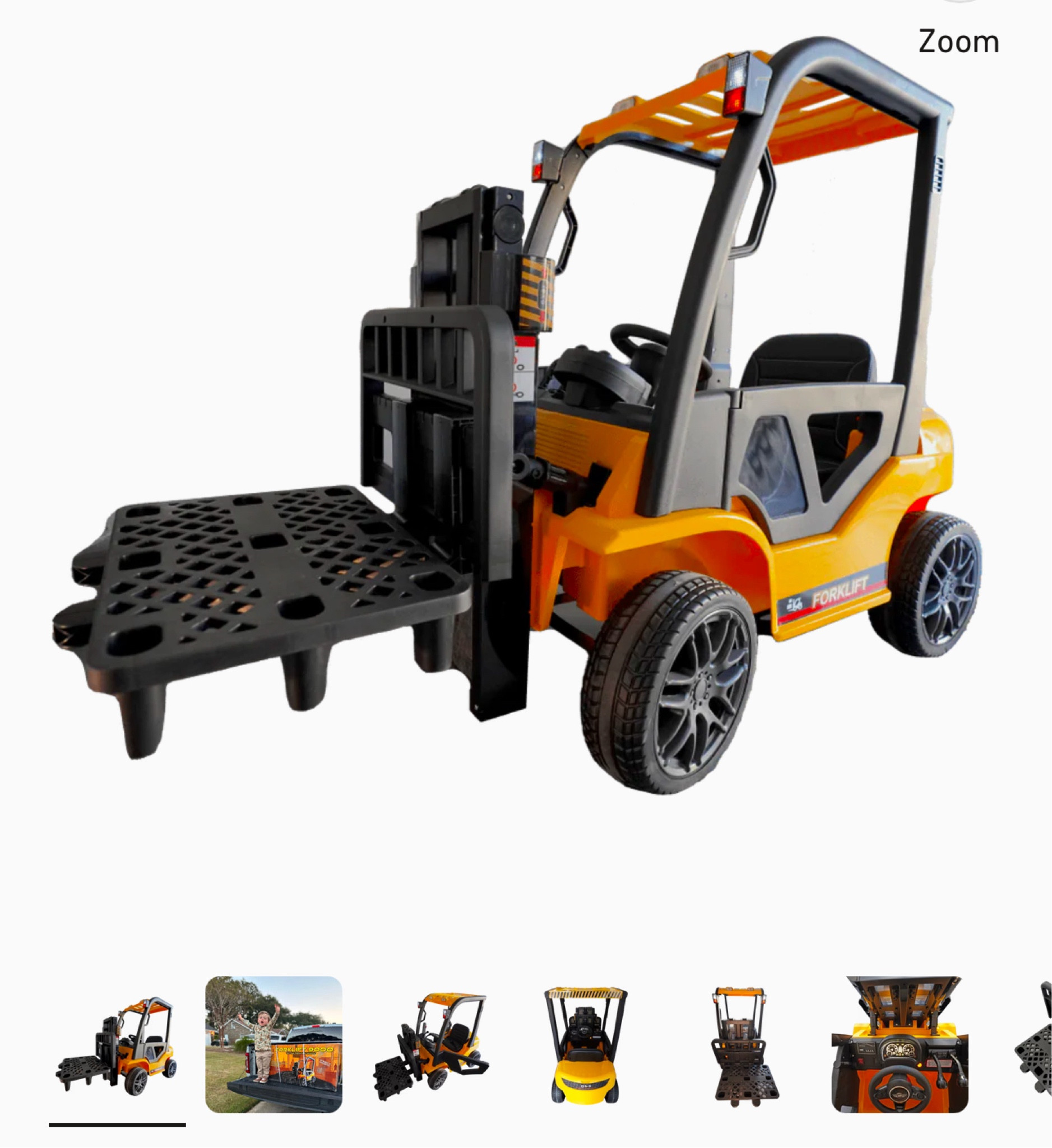 Kids Forklift from tough trucks! The quality is amazing and all my boys can’t get enough.  It can lift up to 22lbs for kids ages 3-8 and can go 4mph.

Code: BETHPICARD gets 15% off 