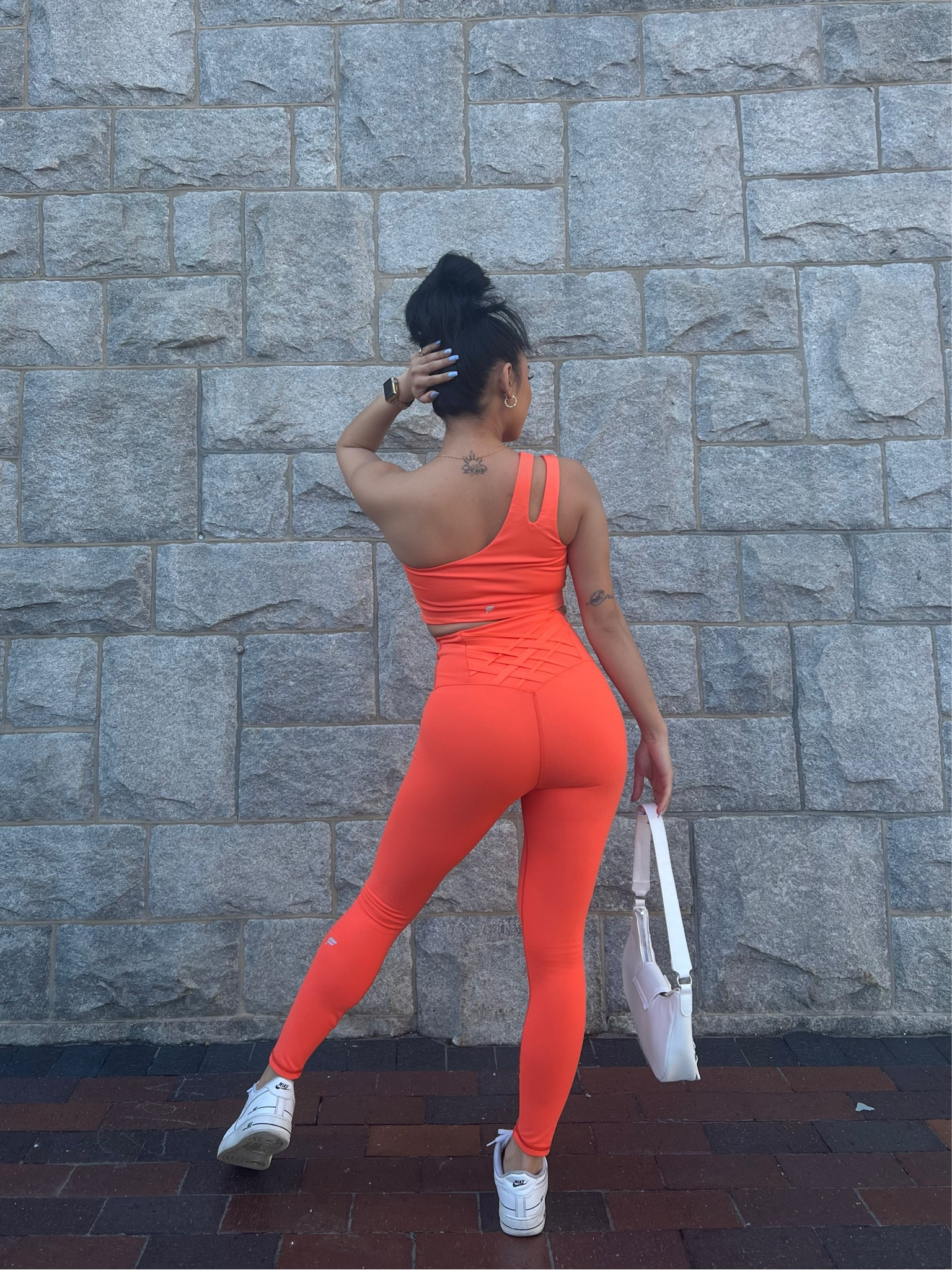 Loving this double strap top & the leggings to match 😍

#LTKunder50 #LTKstyletip #LTKunder100