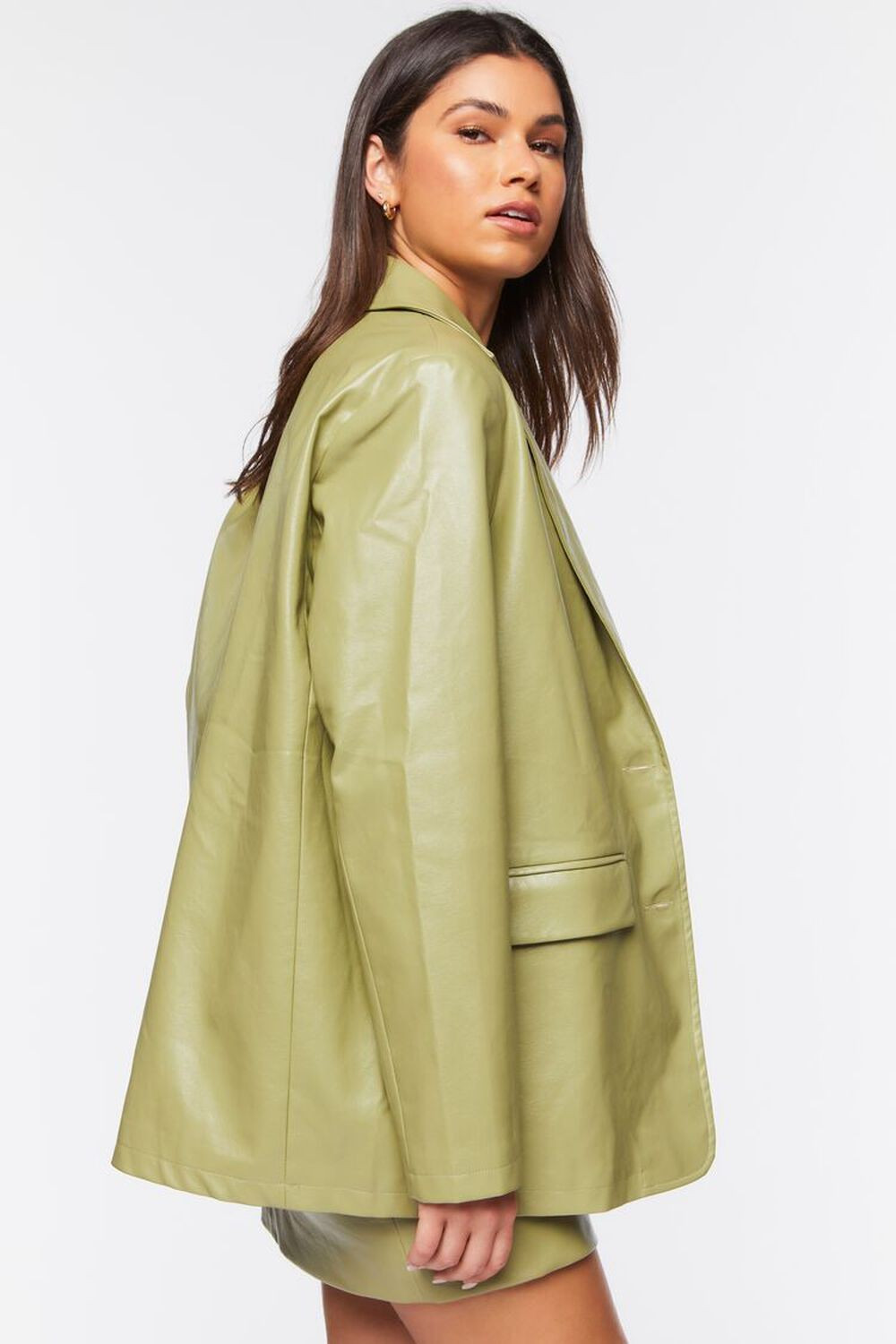 Faux Leather Blazer | Forever 21 | Forever 21 (US)
