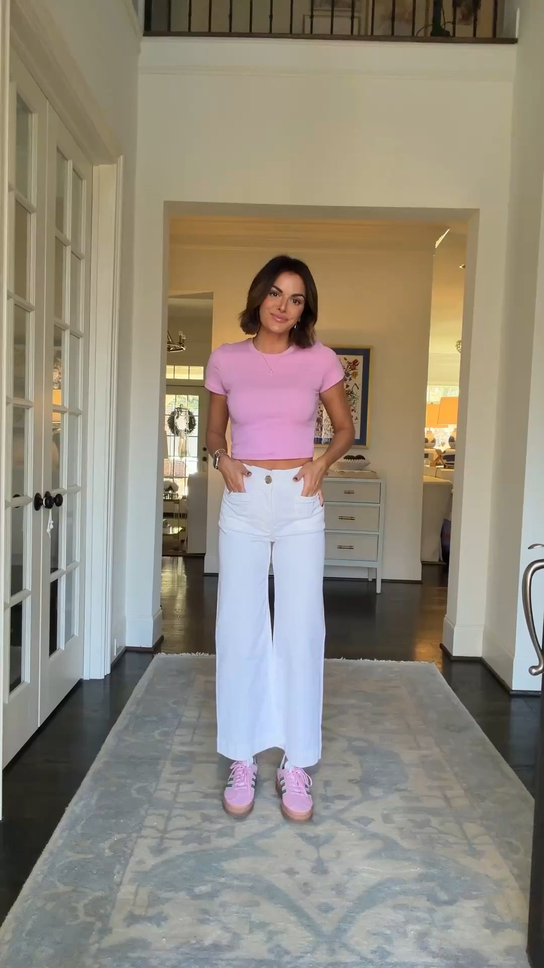 Casual Spring outfit inspo 🩷

Adidas gazelle, Abercrombie haul, white jeans, spring outfits, Katy Harrell

#LTKSeasonal