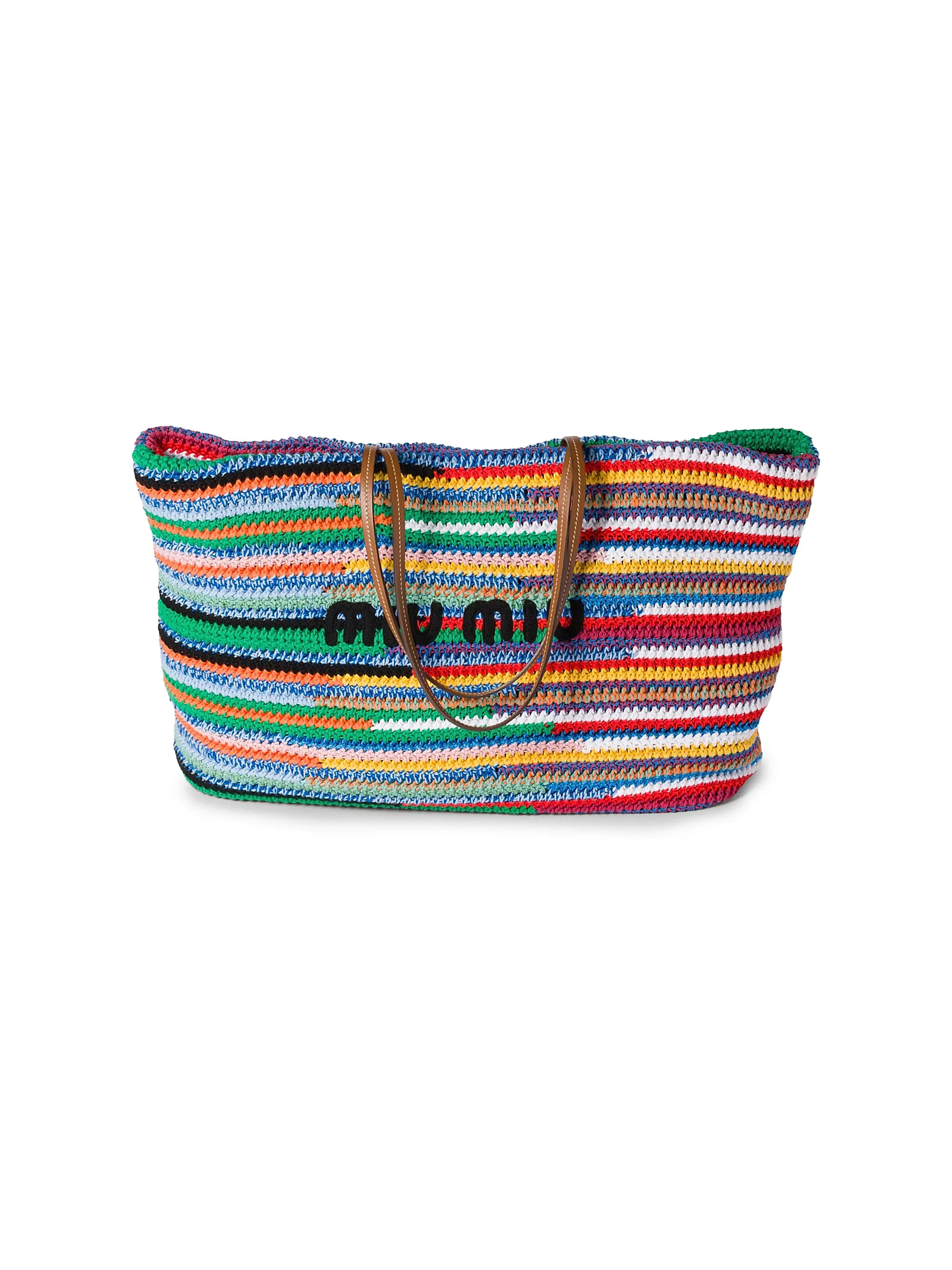 Miu Miu Crochet Tote Bag | Saks Fifth Avenue | Saks Fifth Avenue
