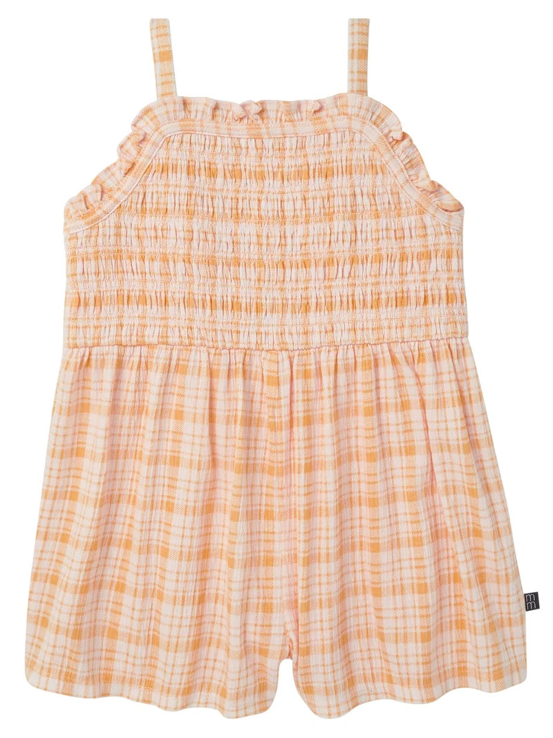 Modern Moments by Gerber Toddler Girl Smocked Romper, Sizes 12 Months - 5T | Walmart (US)