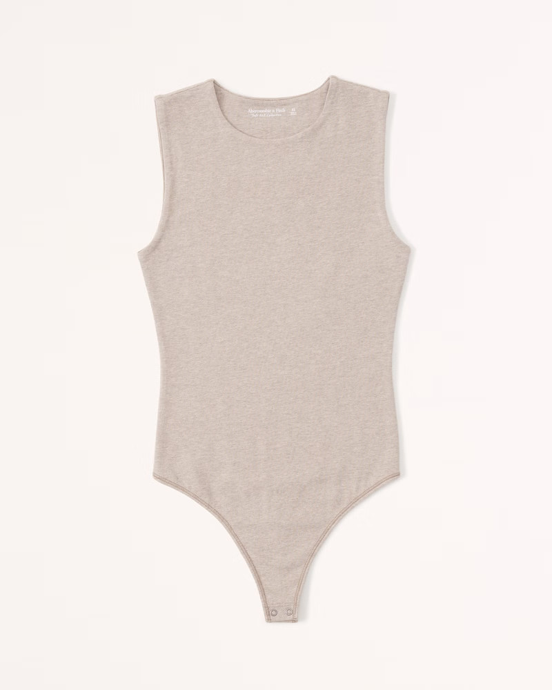 Women's Cotton Seamless Fabric Tank Bodysuit | Women's New Arrivals | Abercrombie.com | Abercrombie & Fitch (US)
