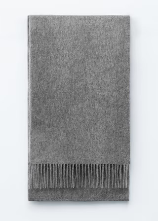 Fringed Wool Blanket Scarf | & Other Stories UK