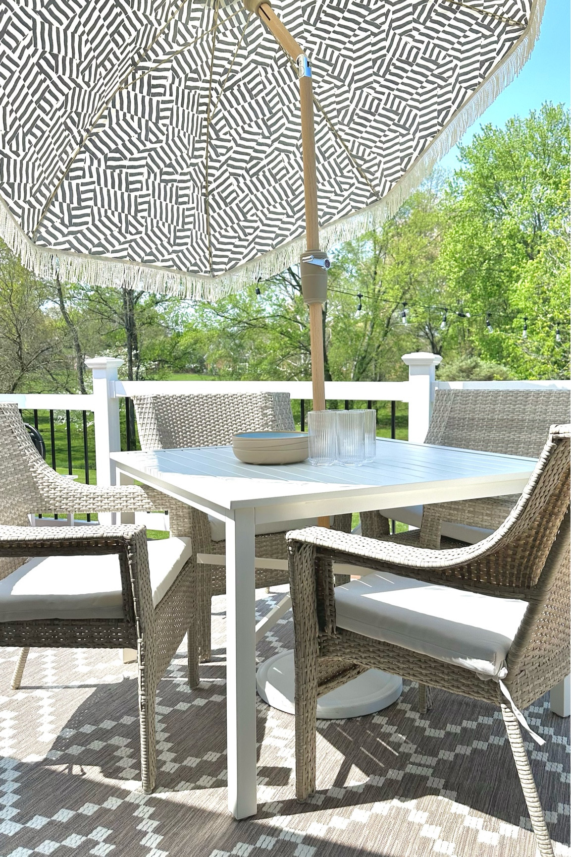 Outdoor patio / outdoor furniture / outdoor dining / outdoor dining table / outdoor dining chair / patio chair / outdoor umbrella / outdoor rug / patio decor / patio furniture / target outdoor / target decor / 

#LTKSeasonal #LTKhome #LTKunder100