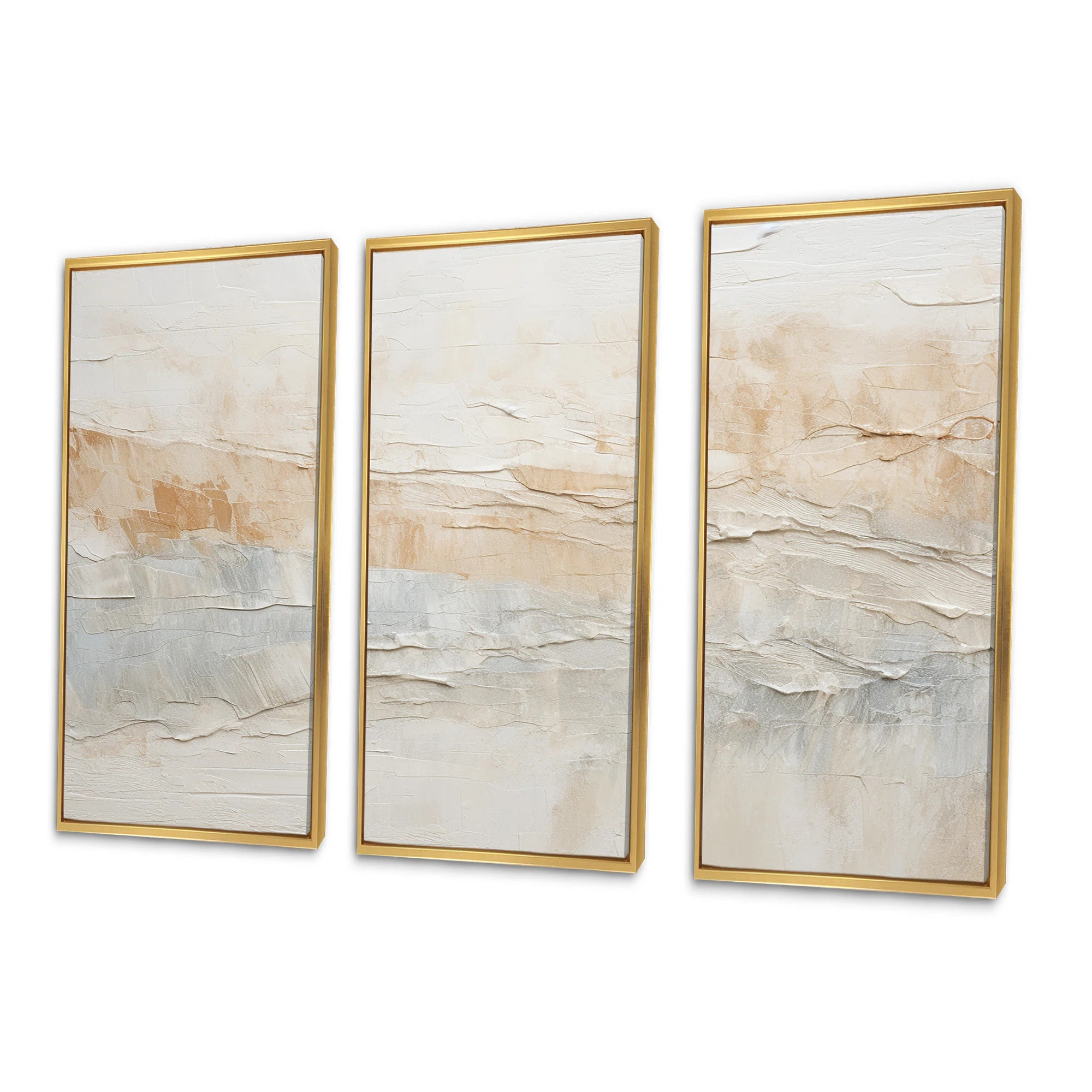 Minimalism Geige Glacier Harmony II - Abstract Shapes Wall Art Print Set | Wayfair North America