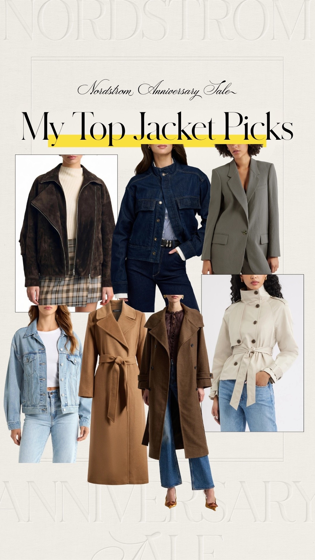 Nordstrom Sale - My Top Jacket Picks! #kathleenpost

#LTKSaleAlert #LTKSeasonal