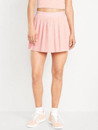 Extra High-Waisted StretchTech Micro-Pleated Skort | Old Navy (US)