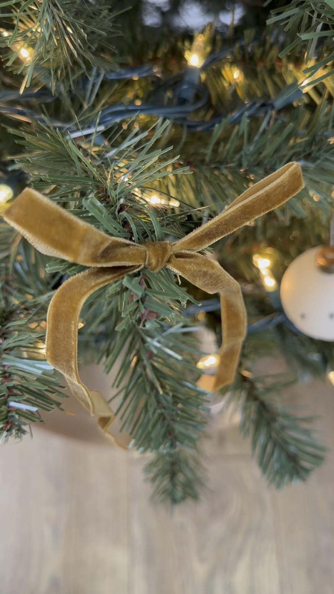 Velvet twist tie ribbon for the tree, garland & wreaths. - perfect, soft filler that added dimension & texture  

#LTKHome #LTKHoliday