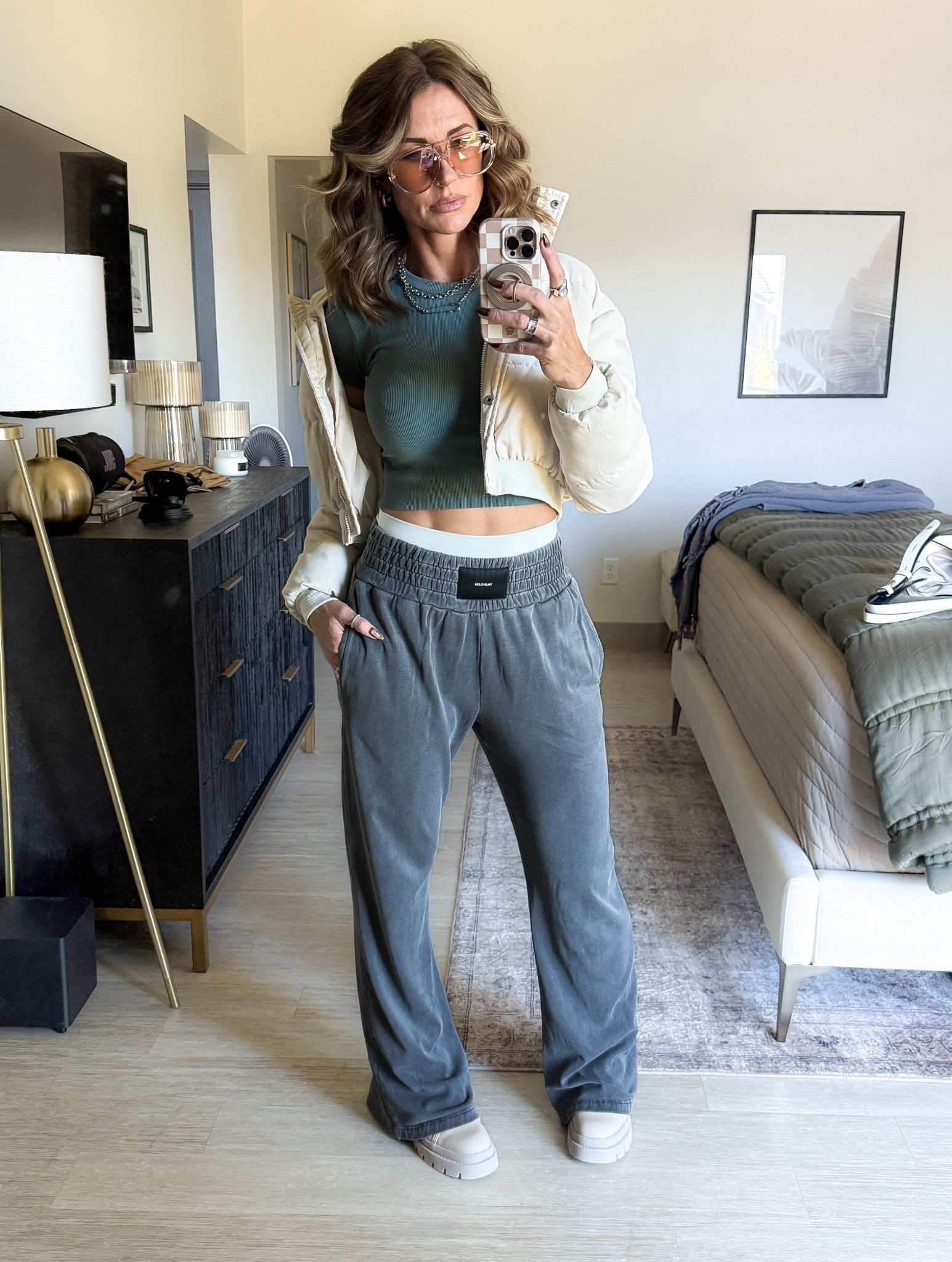 The boxer pants are from Talentless - similar linked!

#LTKOver40 #LTKootd #LTKTall