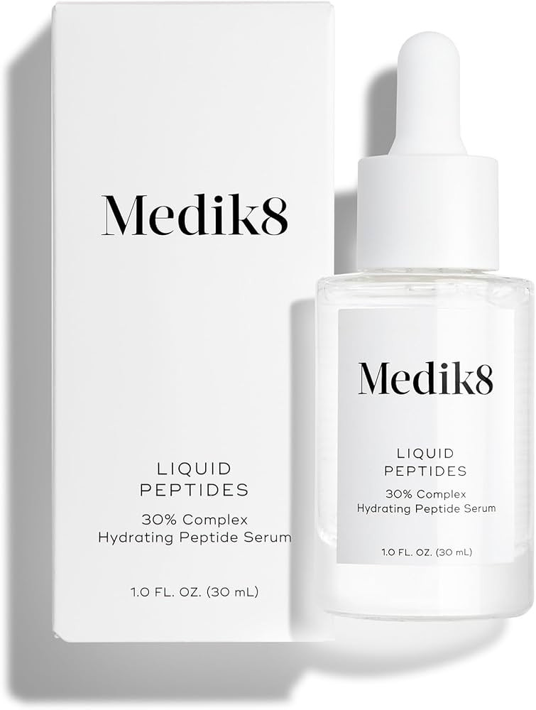 Medik8 Liquid Peptides - Regenerating Multi Peptide Serum - Smooths Wrinkles and Fine Lines - Hyd... | Amazon (US)