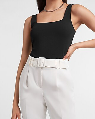 Body Contour Square Neck Tank | Express