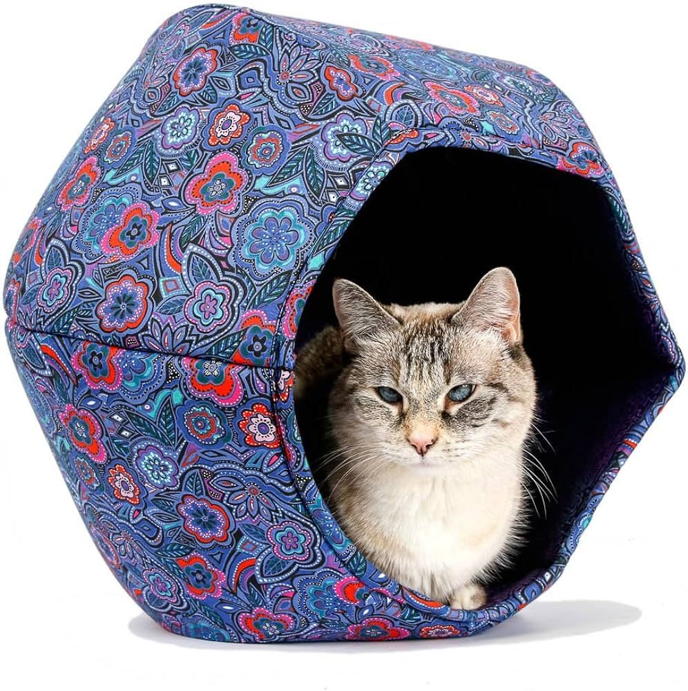 Cat Ball Cat Bed (Fiesta Flowers) | Amazon (US)