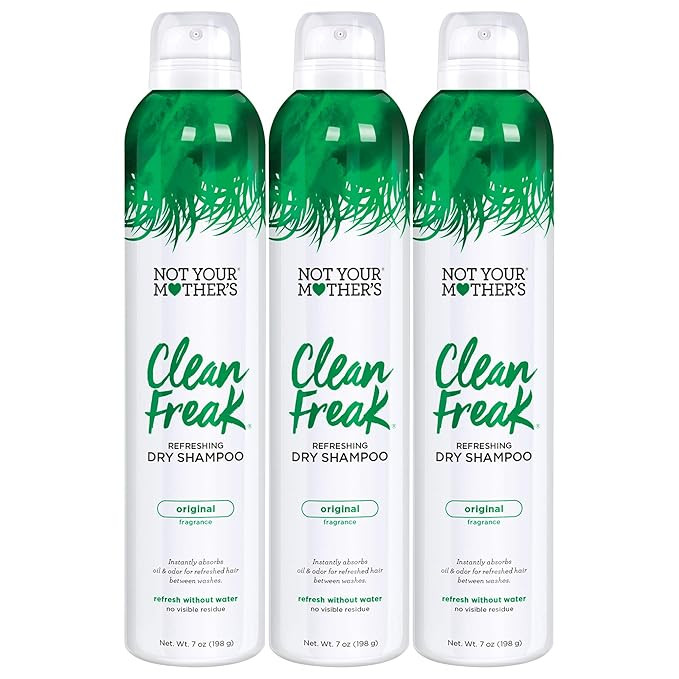 Not Your Mother's Clean Freak Original Dry Shampoo (3-Pack) - 7 oz - Refreshing Dry Shampoo - Ins... | Amazon (US)