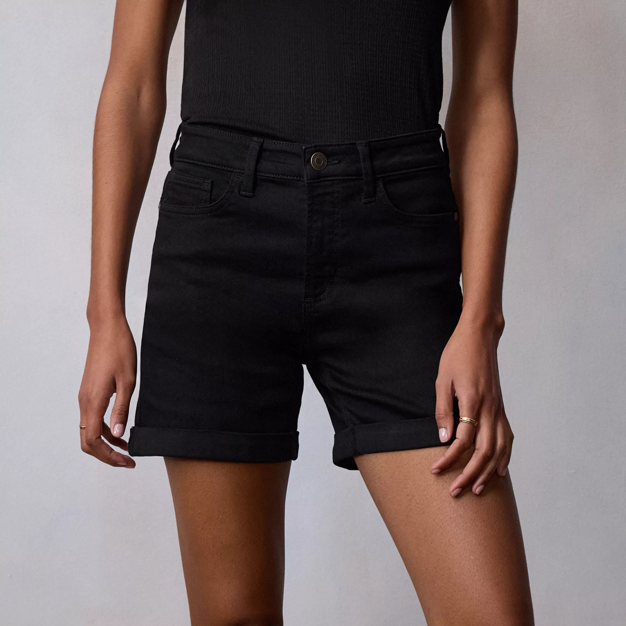 Women's LC Lauren Conrad High-Rise 5-in. Rolled Cuff Shorts | Kohl's