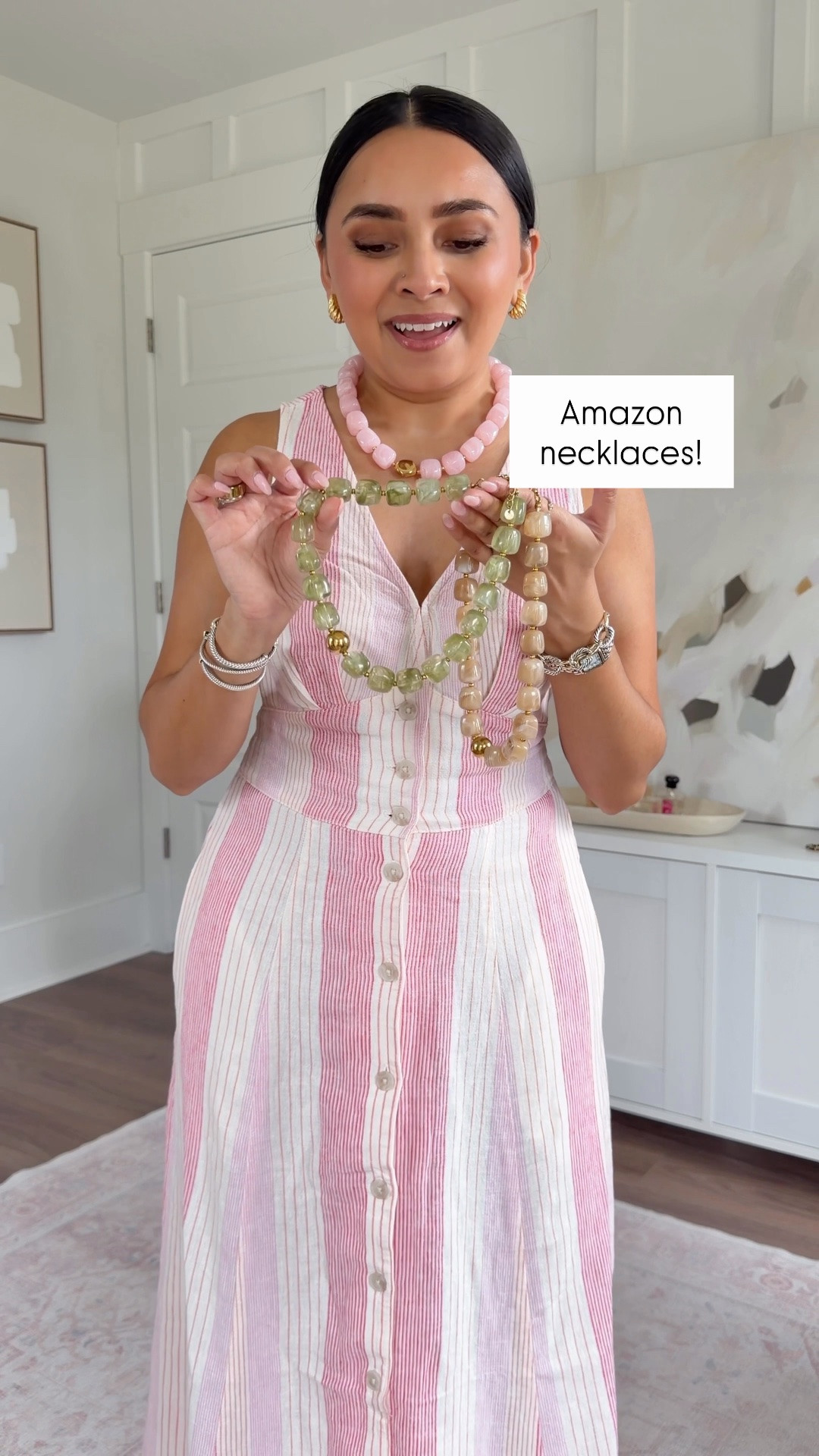 Amazon jewelry! 
My favorite necklaces are on sale!
Dress size xs TTS

#LTKgrwm #LTKootd #LTKSaleAlert