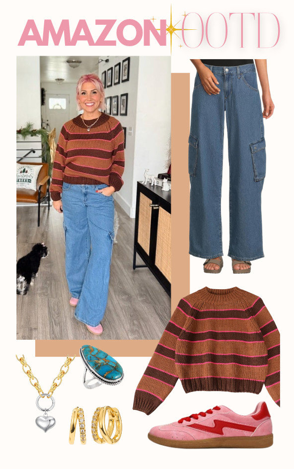 Loving these comfy jeans paired with my favorite chunky sweater! Sweater: Small Pants: Medium Shoes: TTS 

 #LTKootd #LTKSaleAlert