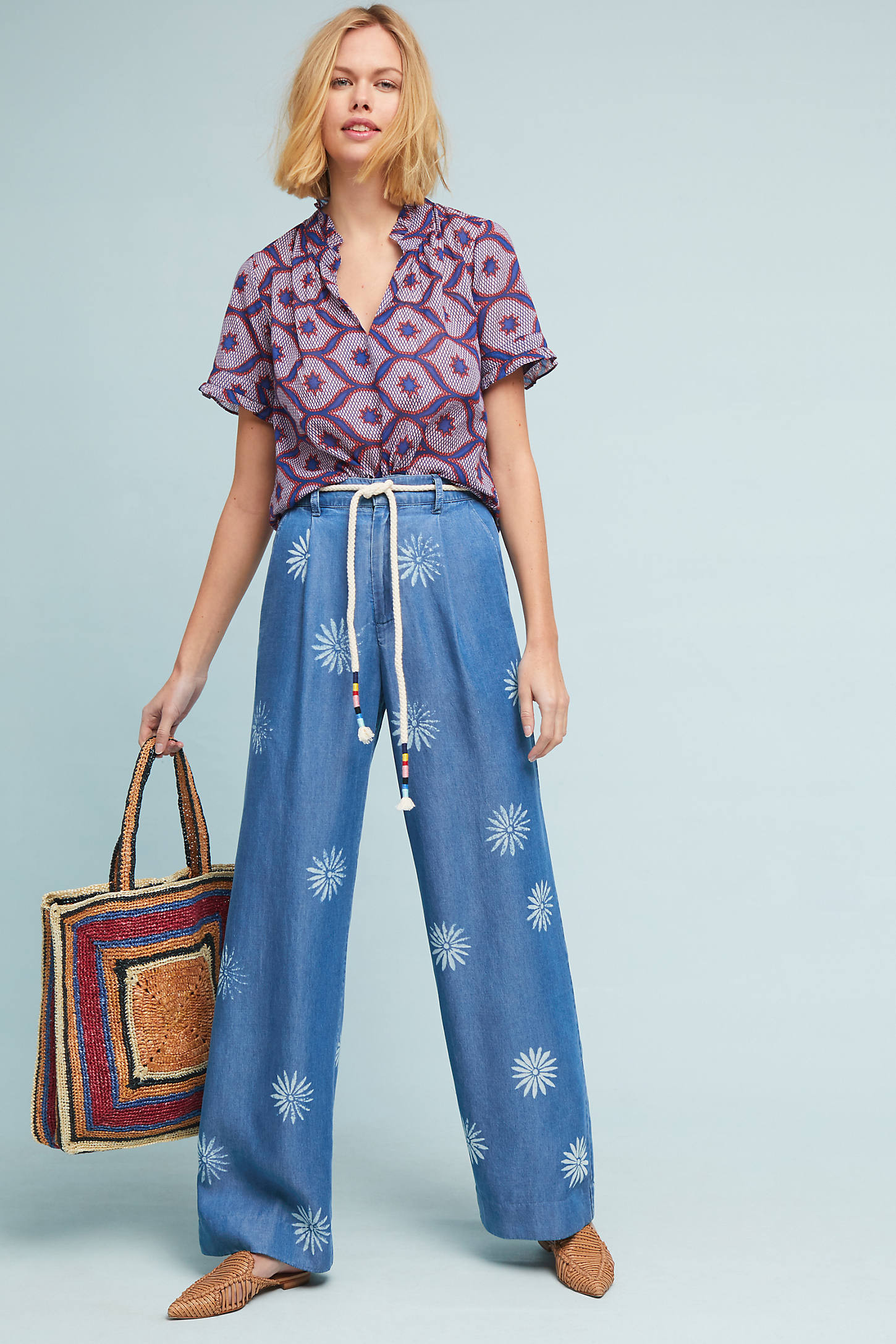 Splendid x Margherita Palazzo Pants | Anthropologie (US)