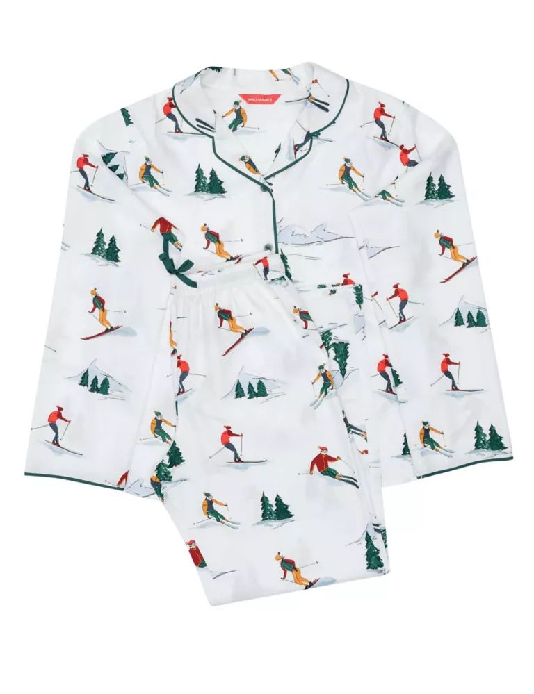 Cotton Rich Printed Pyjamas (4-13 Yrs) | Marks & Spencer (UK)