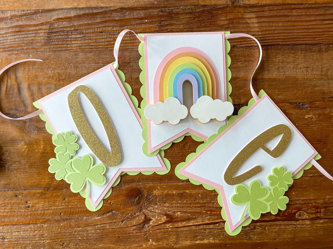 Lucky Highchair Banner Lucky One Highchair Lucky One Banner St Patricks Birthday - Etsy | Etsy (US)