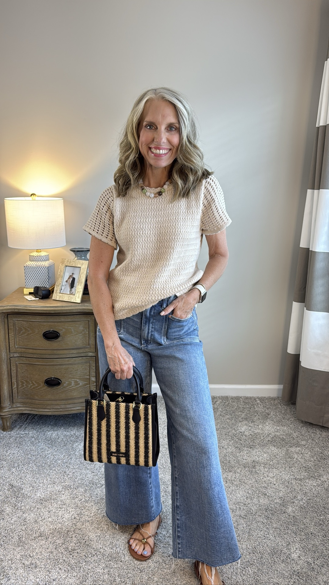 Super cute crochet sweater from Walmart. Mixing high and low. Paige jeans. SO GOOD.

#LTKgrwm #LTKootd #LTKOver40