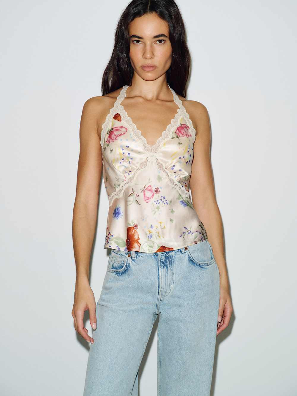 Monica Silk Top | Reformation (Global)