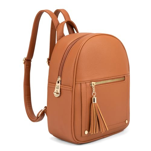 Montana West Mini Backpack Purse for Women Anti Theft Backpacks with Secured Zipper and Tassel | Amazon (US)
