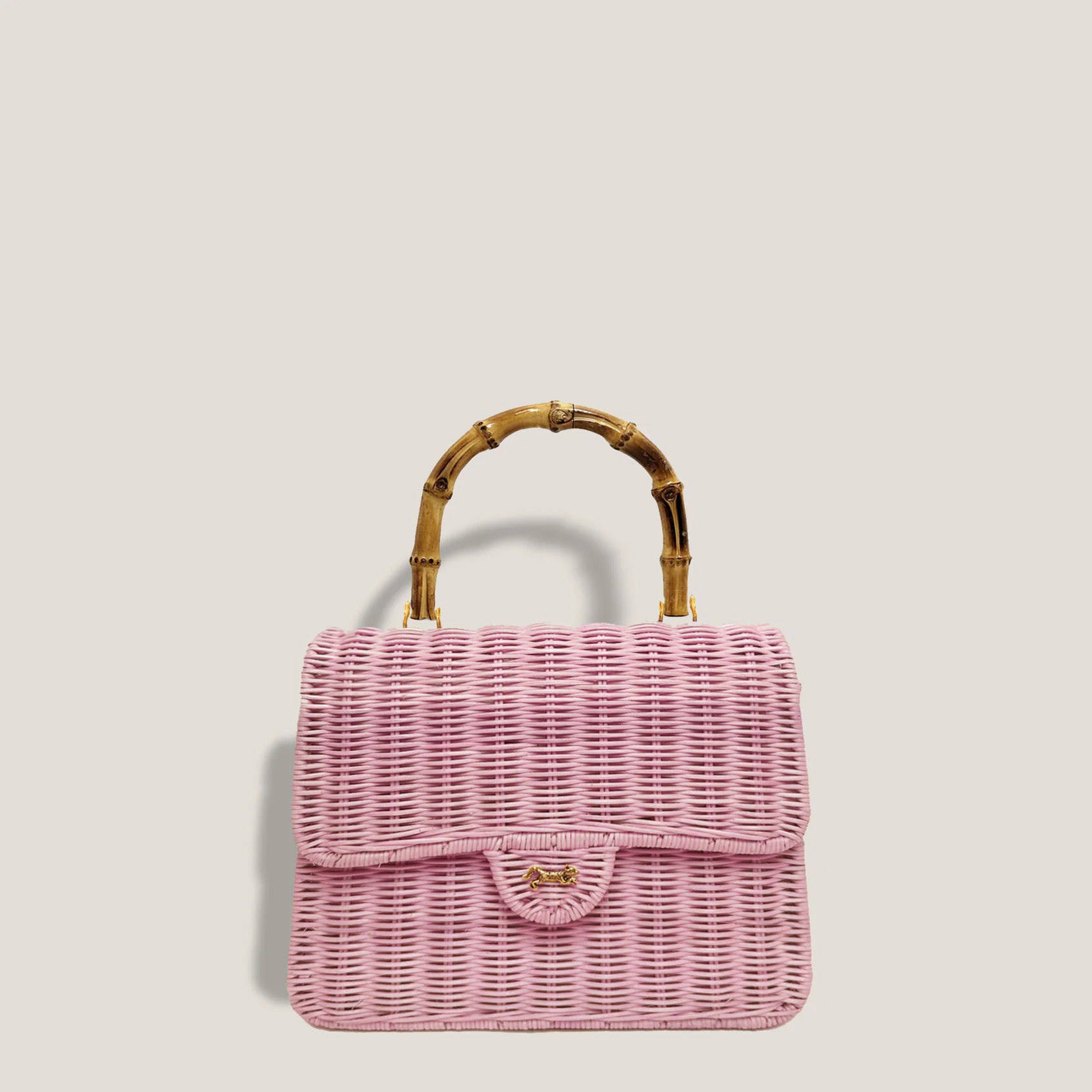 MME. BELGRAVIA BASKET -  ROSE | MME.MINK