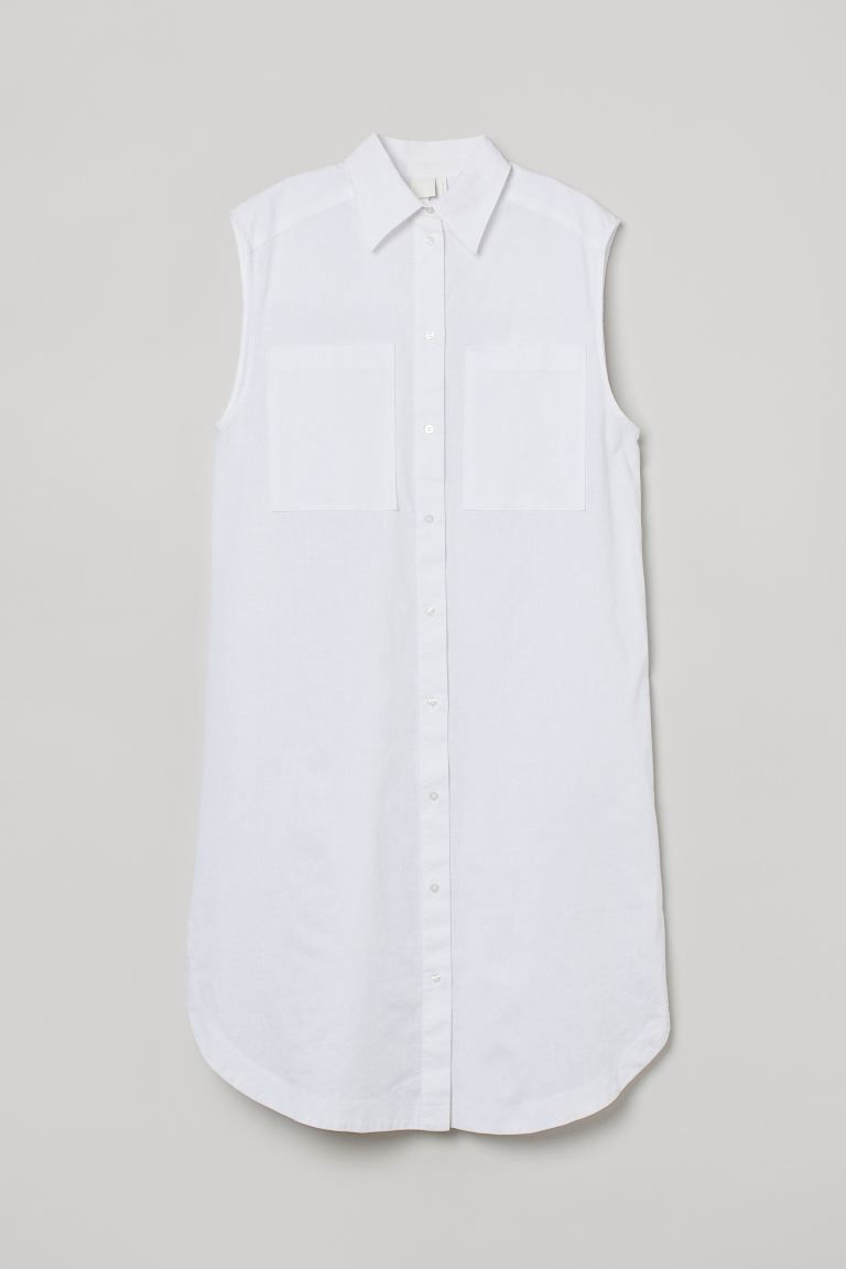 Sleeveless Shirt Dress | H&M (US)