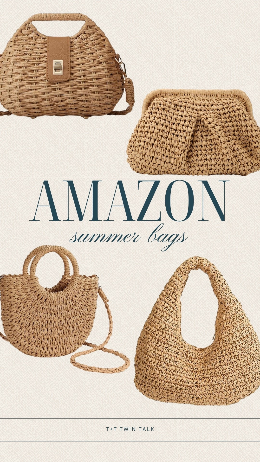 Amazon summer bags! This style and material trend every summer! Grab one that fits your style and use it to complete all your summer outfits!

#LTKootd #LTKgrwm #LTKdayinmylife