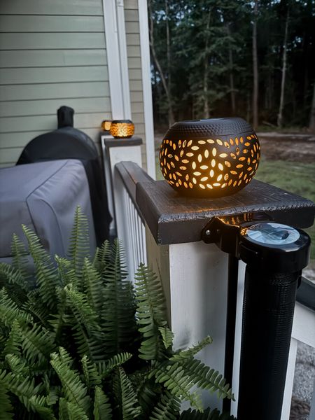 Solar spot lanterns⚡️🫶🏼so cute for the patio!!! Comes in a 2 pack or solo // also in white! 

Amazon home / patio / summer / Holley Gabrielle 

#LTKSeasonal #LTKFindsUnder50 #LTKHome