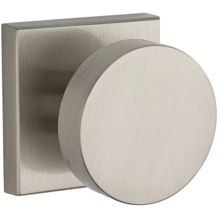 Baldwin PSCONCSR150 Satin Nickel Modern Passage Door Knob Set with Modern Square Trim from the Reser | Build.com, Inc.