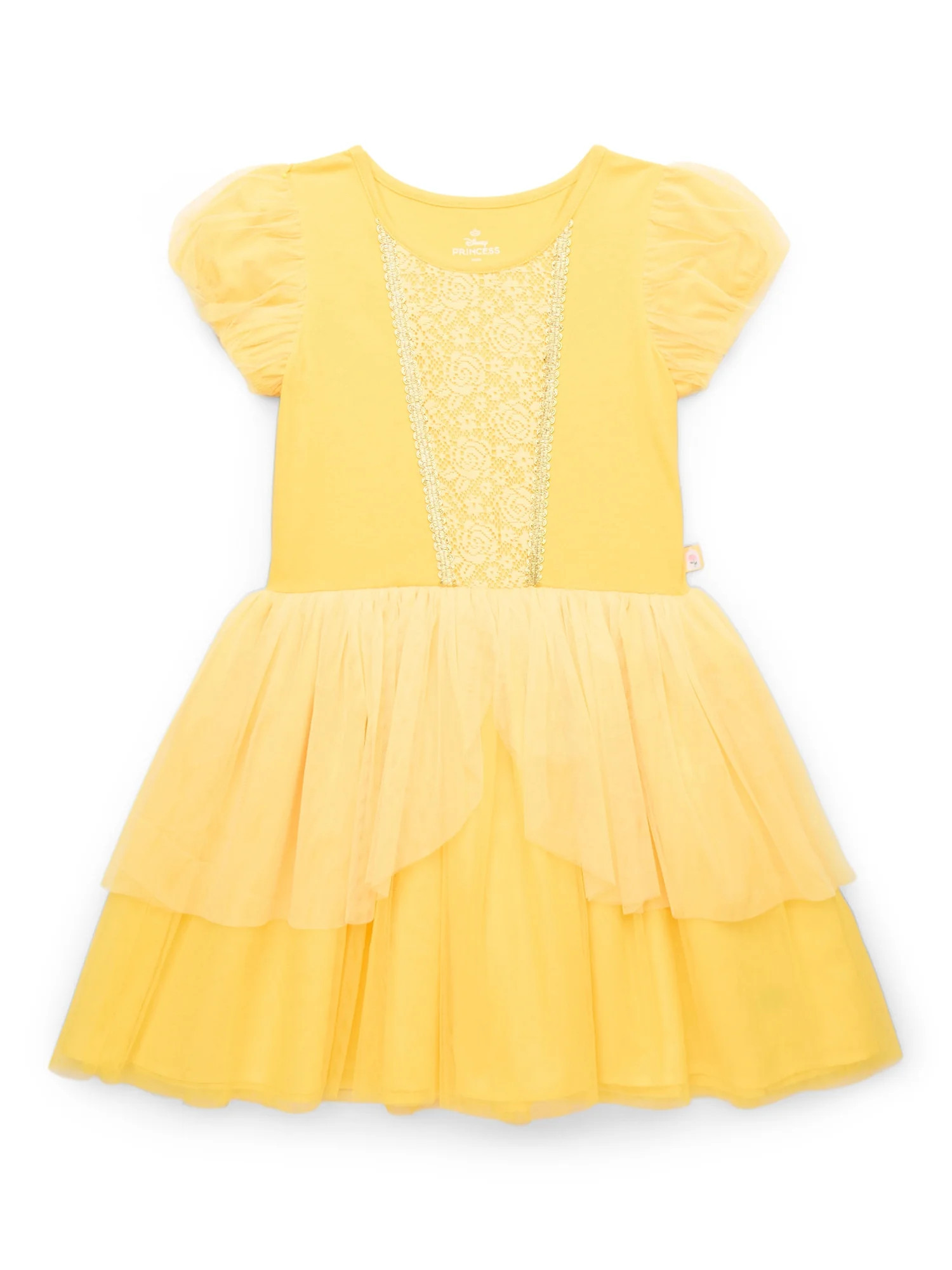 Disney Princess Girls Beauty and the Beast Belle Cosplay Dress, Sizes 4-12 | Walmart (US)