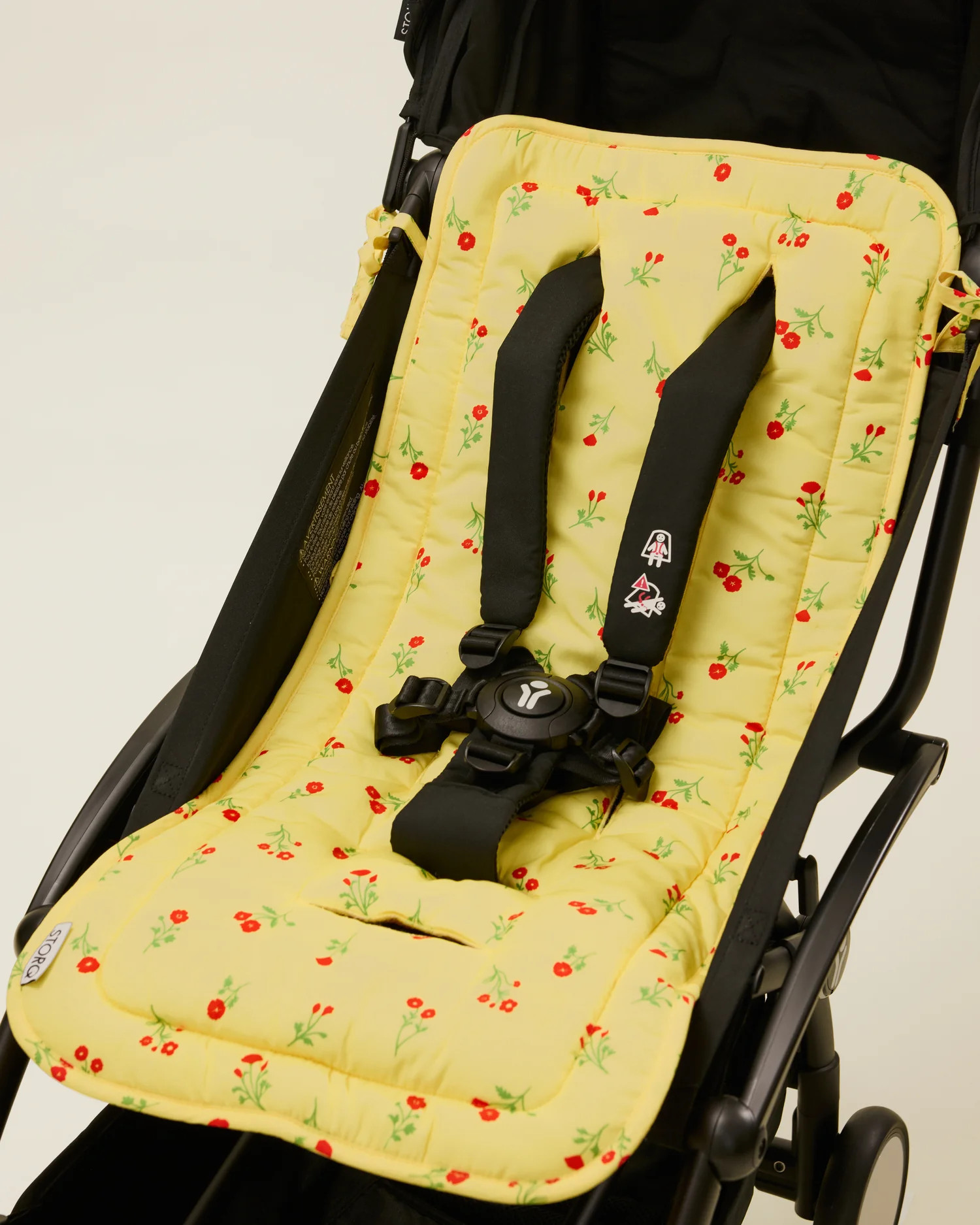 Universal Stroller Seat Liner For Babies Breathable Padded Washable | Blue Wide Stripe - Storq by... | Kindred Bravely