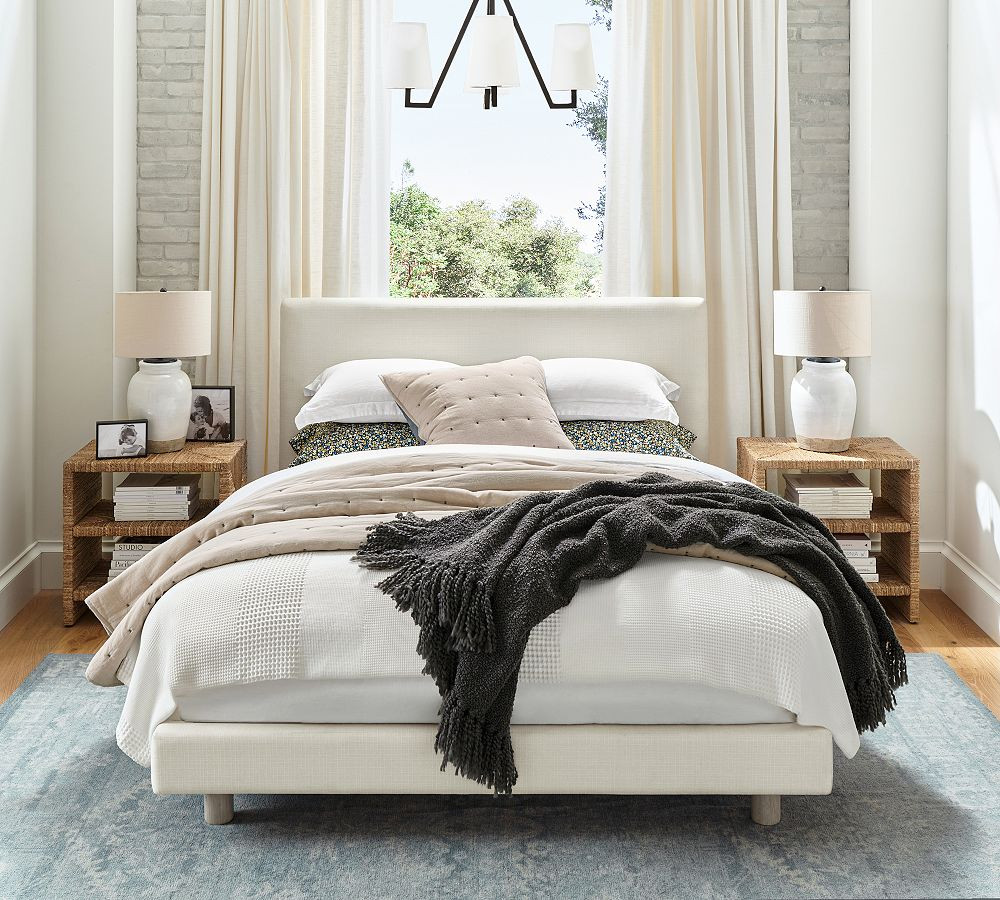 Cayman Upholstered Bed | Pottery Barn (US)