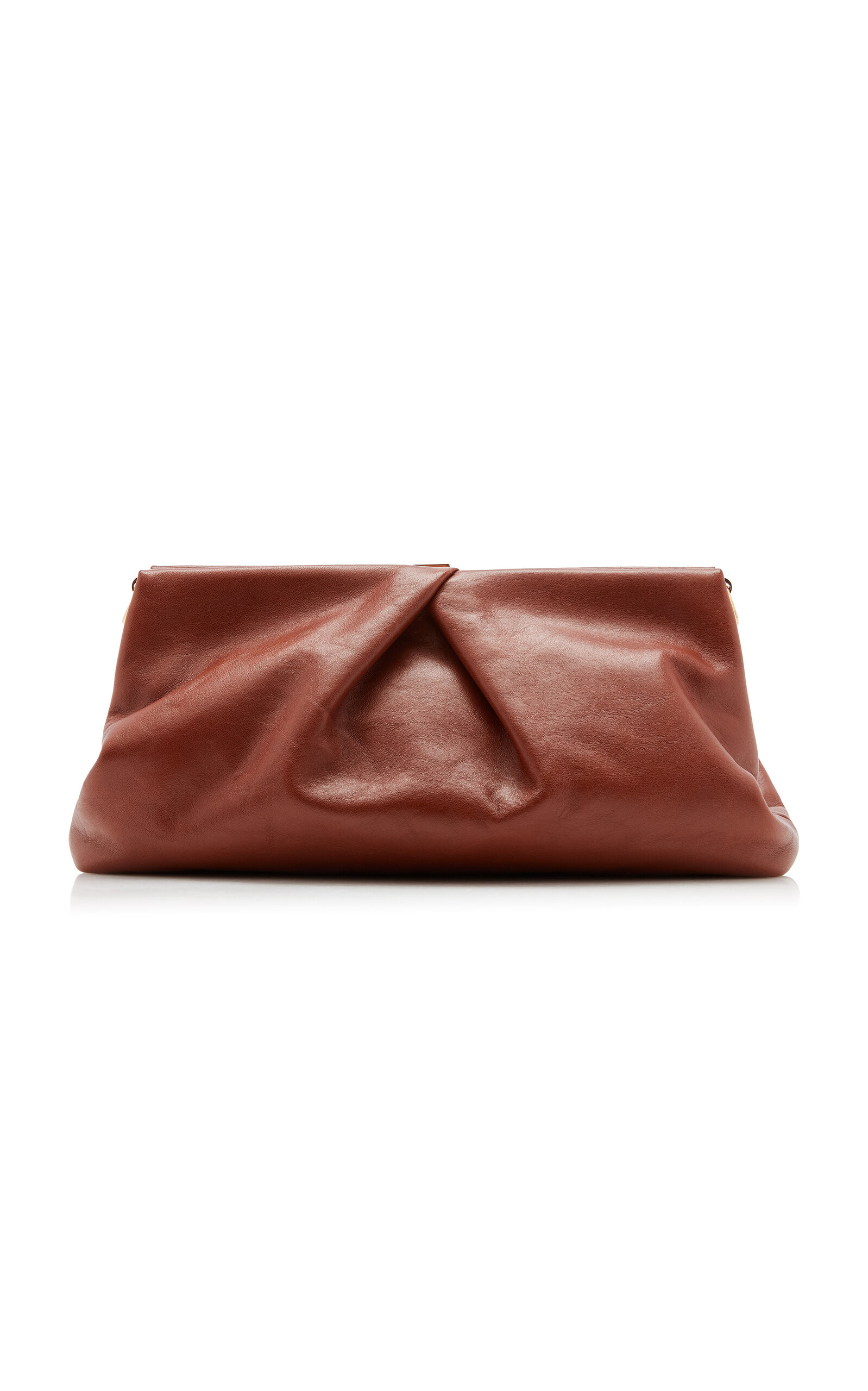 Crisp Small Leather Clutch | Moda Operandi (Global)